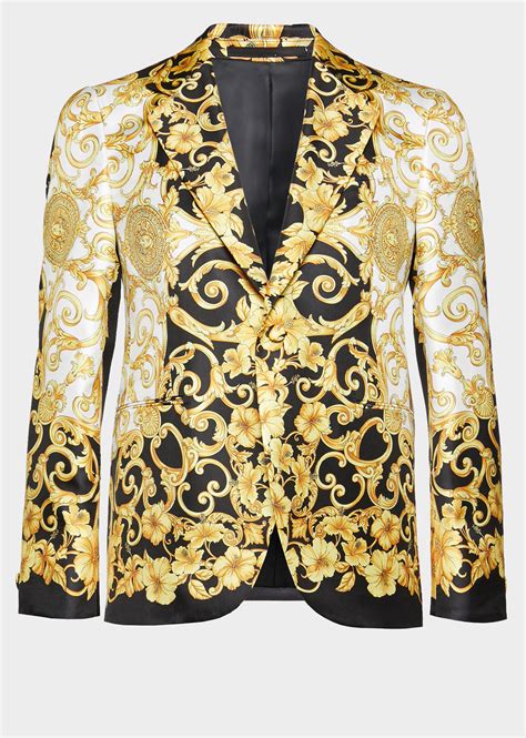 versace mens suit with gold pin|versace blazers for men.